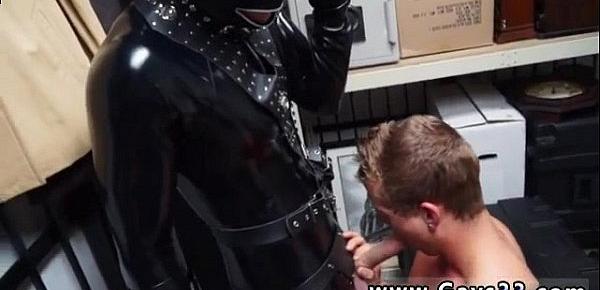 Straight teen caught having gay sex Dungeon sir with a gimp